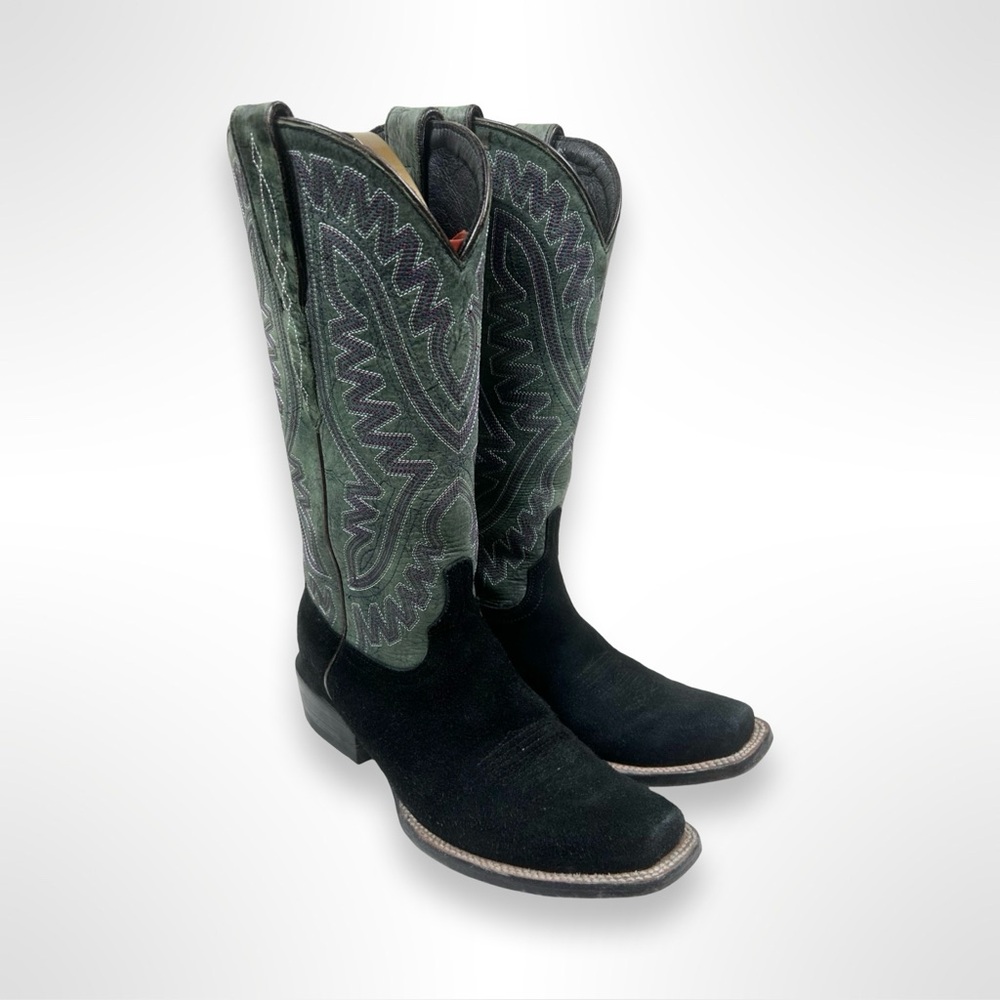 AZULADO Savannah rough out western boots